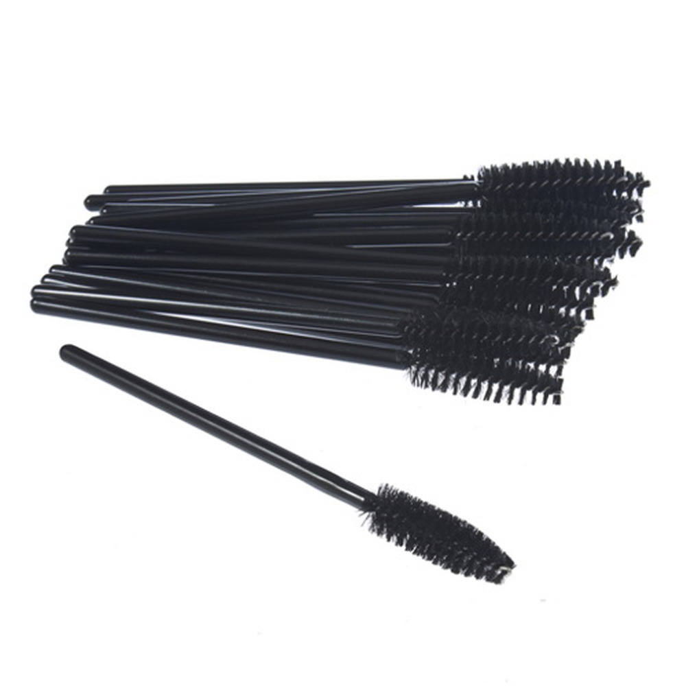 

Wholesale-100pcs/lot Glad Lash Cosmetic Eyelash Extension Disposable Mascara Wand Brush Wands Makeup Applicator Lash Make Up Tool