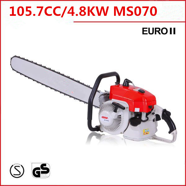

42" longer bar ms070 chain saw 4.8 kw 105cc petrol chain saw for discount pric