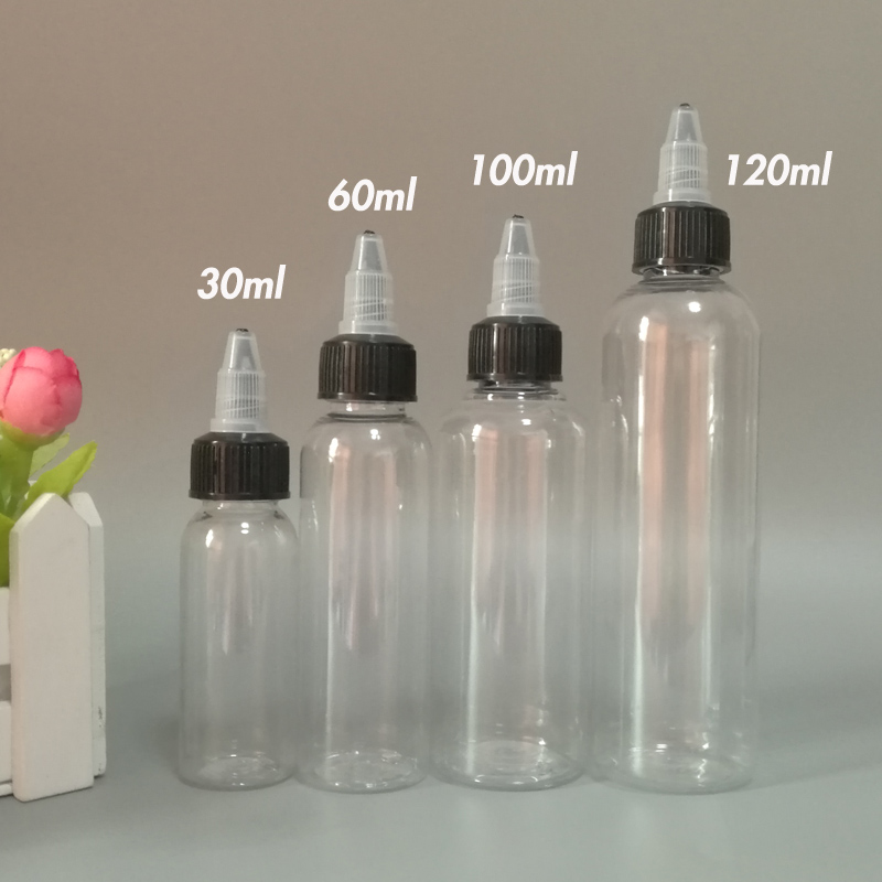 

Empty 30ml 60ml 100ml 120ml PET Plastic Dropper Bottle With Twist off Caps lPen Shape Bottle Eye Drops E liquid E juice Bottle