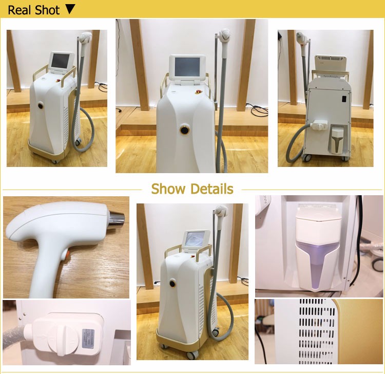 

2018 Germany Imported Laser bars Permanent Hair Removal 808nm Diode Laser Hair Removal Machine for Sale