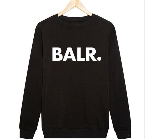 

Hoodies Men BALR. Hoody Winter Clothing Men's Letter Sweatshirt Male Long Sleeve Top Tracksuit Comfy Graphic Moletom MQ-F3315, Black
