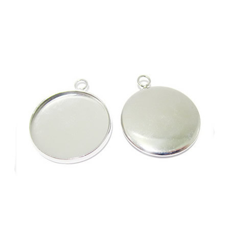

Beadsnice pendant trays base brass round blank bezel base cameo mountings handmade pendant gift for her