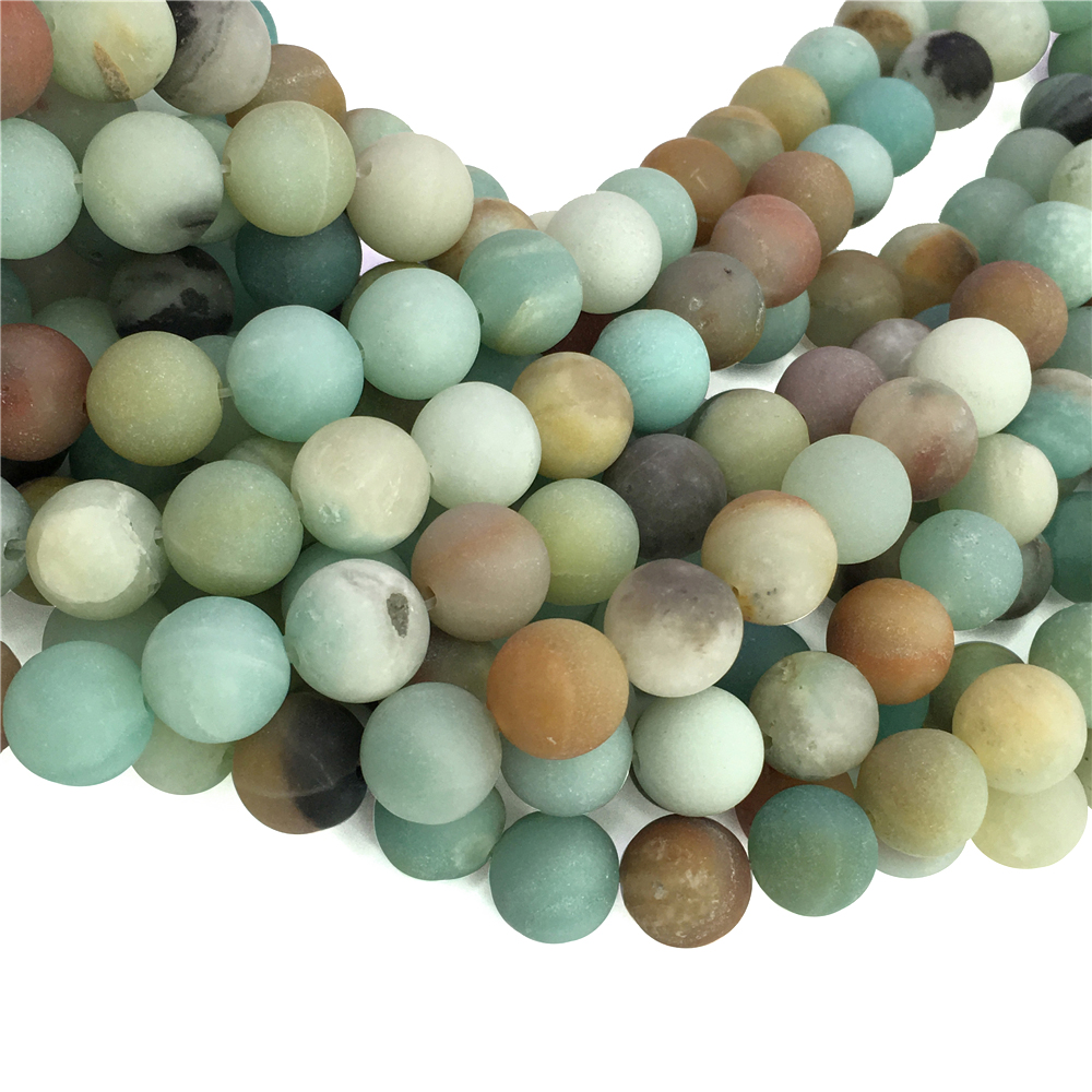 

Matte Amazonite Beads, 8mm 10mm Round Beads,Wholesale Gemstone Beads,15.5inch,Full Strand ,Hole 1mm