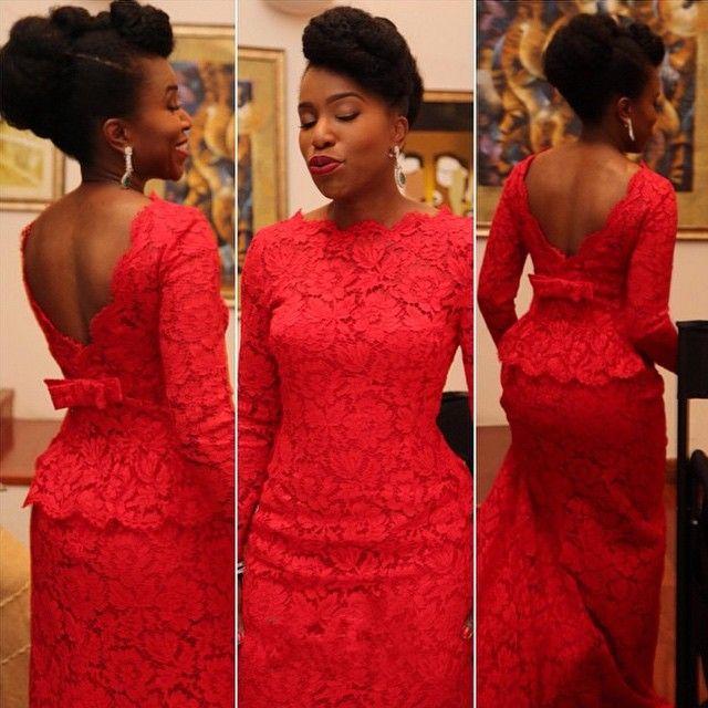lace african dress styles