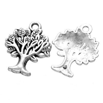 

200 pcs antique silver color tree of life charms pendants good for jewelry finding DIY free shipping, Bronze;silver