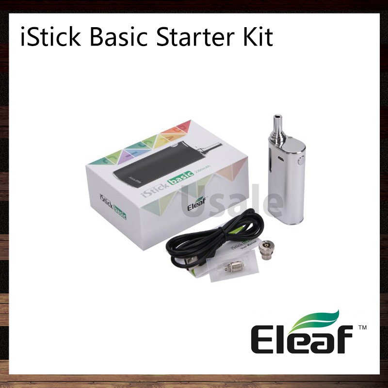 

100% IStick Kit Basic 2300mah Atomizer Basic Istick Battery With GS Air Starter 2 Eleaf Original Xfivj