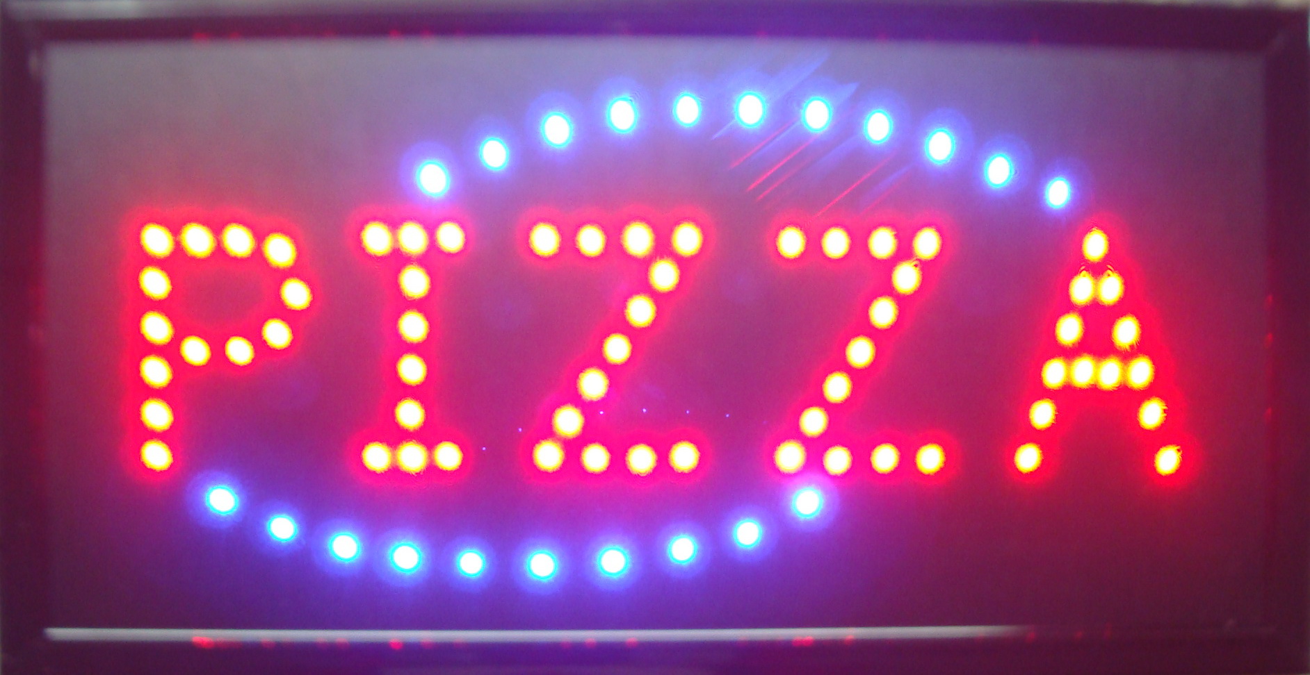 

New arriving customized led pizza signs neon pizza signs neon pizza sign billboard semi-outdoor size 48cm*25cm