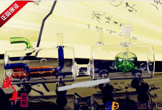 

Free shipping wholesale Hookah - Hookah glass [small train, color random delivery
