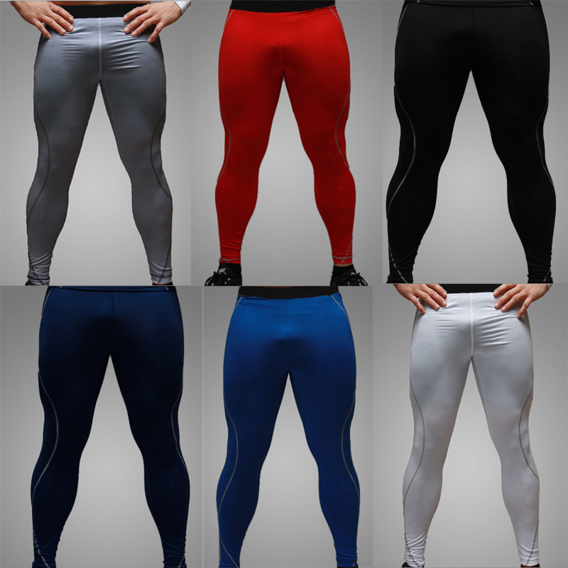 

Wholesale-Hotsale Mens Thermal Compression Under Base Layers Long New Tight Fitness New Sweatpants, Gray