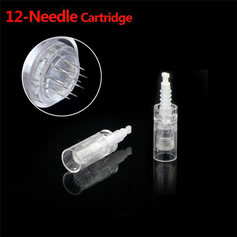 

12 Needle Replacement Cartridges Replacement Needle Head for Derma Pen MYM derma roller/Electric derma roller
