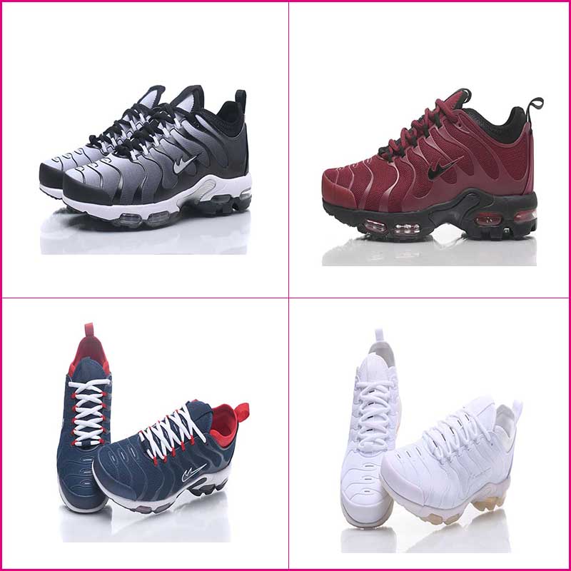 Hot Sale Plus TN Men Running Shoes discount cheap dark red grey black all white deep blue mens sports shoes sneakers