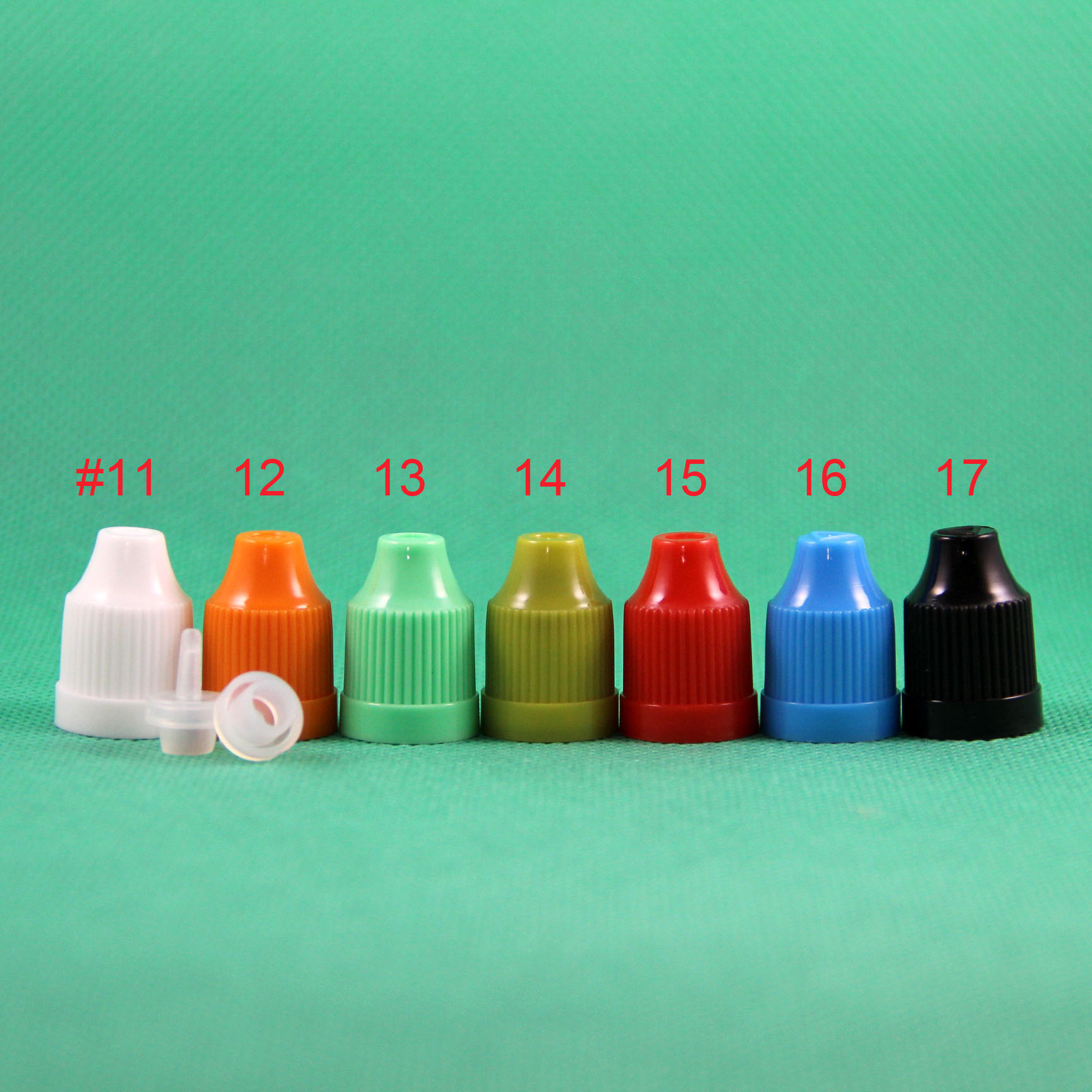

100 Sets Lot 5ml Plastic Dropper Bottles Child Proof Long Thin Tip PE Safe 236Z