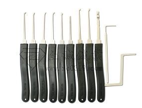 

9 pieces pick lock tools Advanced Pick Set broken key tools Klom
