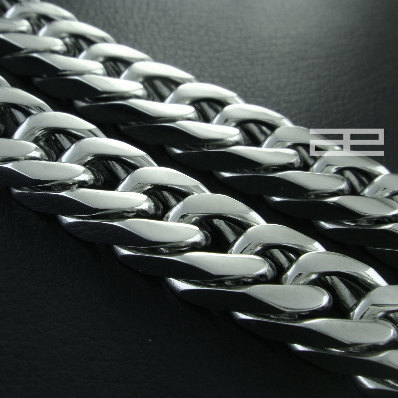 

9K 9CT White Gold GF 21cm Length 9mm Width Men Women Bracelet Bangle B107