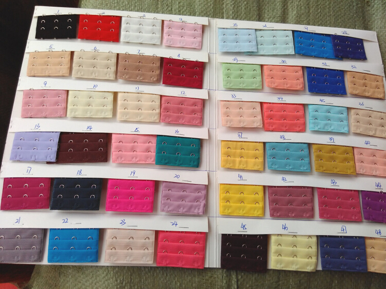 

Bra buckle extenders 3 Hooks 3 Rows lengthen hook underwear hanger adjust bra 48 multi colors available