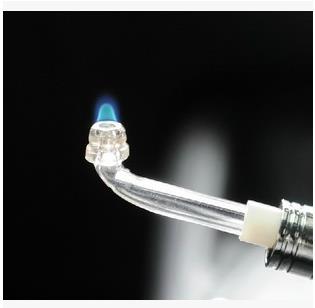 

Lighter wildfire curved glass head