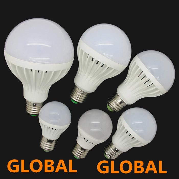 

High Brightness Led bulb E27 3W 5W 7W 9W 12W 15W 220V 5730 SMD LED light Warm/Cool White LED Globe Light Energy Saving Lamp free shipping