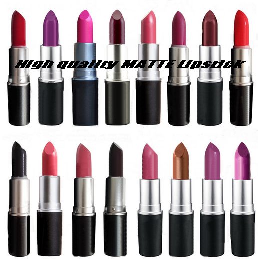 

Free shipping Brand MATTE Lipstick ANGEL VELVET TEDDY HONEYLOVE RUSSIAN RED REBEL Satin Frost Retro Matte Lipstick 3g M-822, M c lipstick
