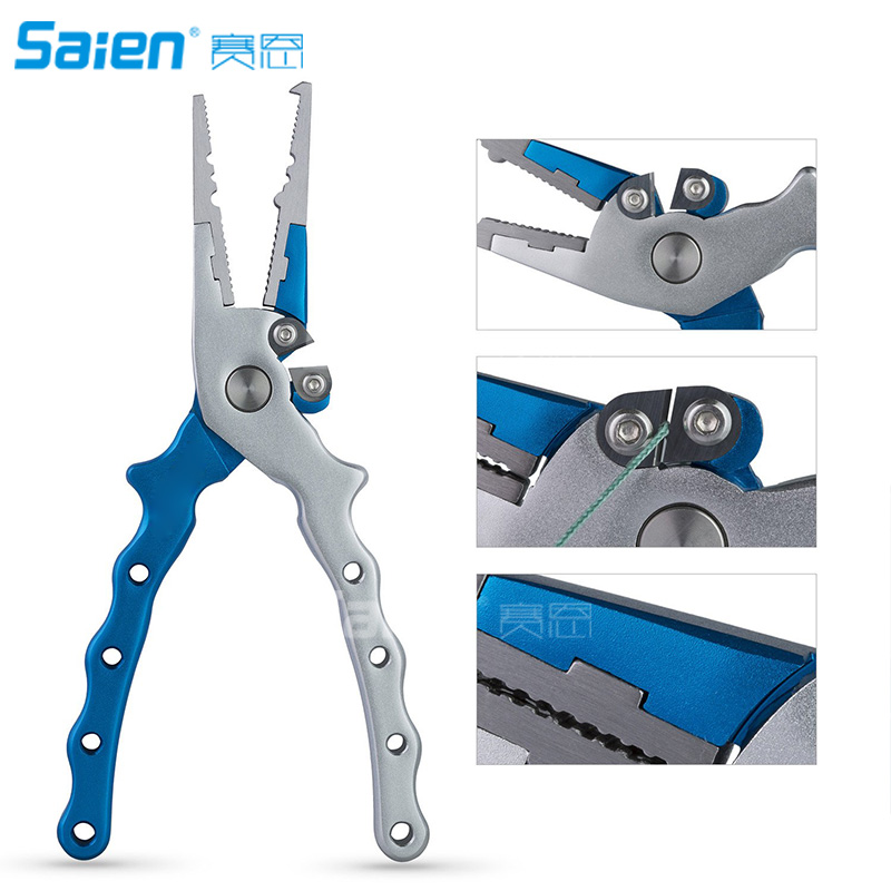

Aluminum Fishing Pliers Braid Cutters Hook Line Scissors Remover Portable Fish