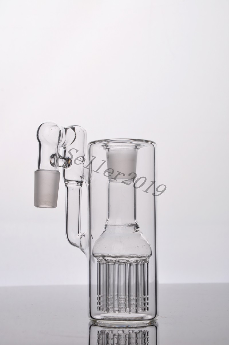 

18mm joint glass ash catcher with tree perc for glass water pipes glass bongs Free Shipping 18.8 mm joint