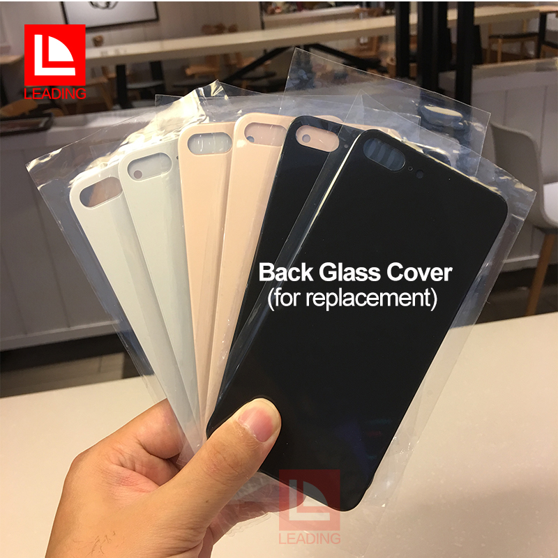 

High Quality Glass Back Cover For iPhone 8 8plus 4.7 inch 5.5" White Black Gold Replacement Repair Part Free Shipping