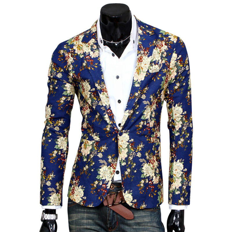 

Wholesale- Top Suit Jacket For Men Terno Masculino Suit Blazers Jackets Traje Hombre Men's Casual BlazerSize S, Black