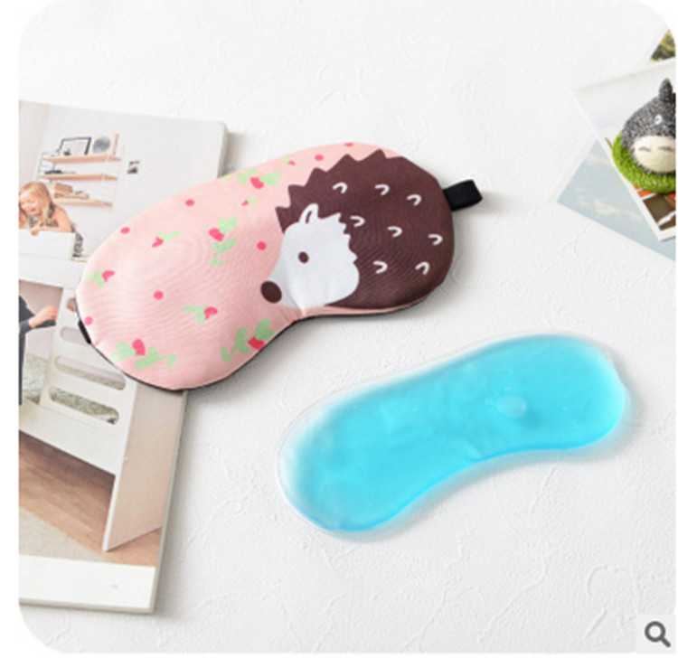 

Cute cartoon sleep goggles, cold hot compress ice mask, eliminate eye fatigue, use ice bag eye shield dhleye fatigue, use ice bag eye shield
