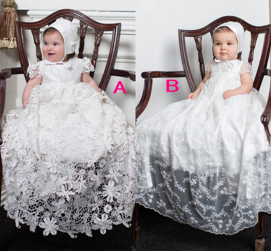

White Ivory First Communion Dresses A Line Lace Applique Cap Sleeves Skirt Flower Girls Dress Pageant Dresses Flower Girl's Dresses, Same as image