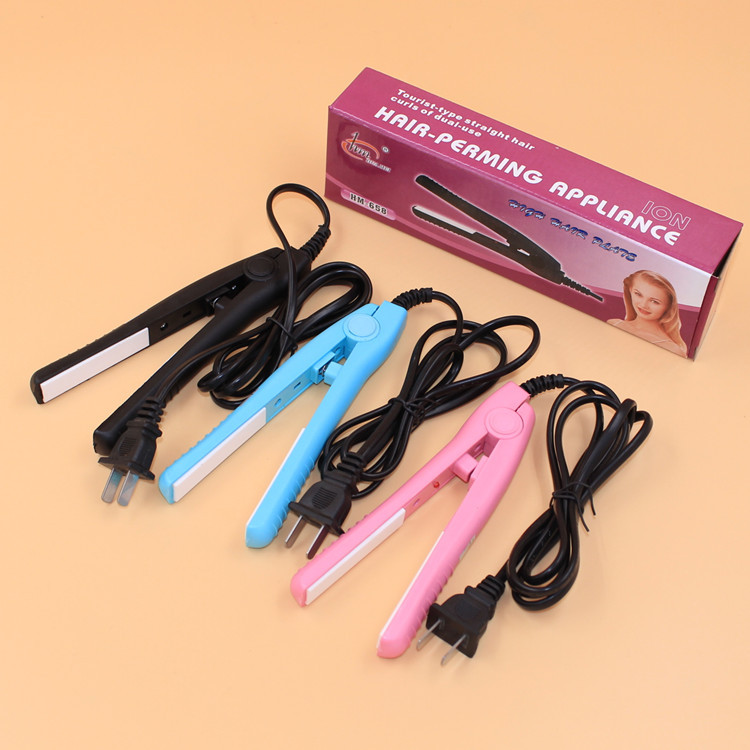 

2015 new arrival high quality MINI hair straighter 15*2.8CM blue black pink 35W power 220V 50Hz hair flat iron