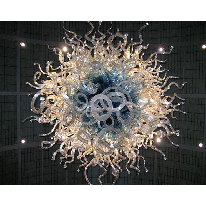 

Flower Shape Modern Art Blown Lamp Chandelier Light Chihuly Style Italy Designed Home Decorative LED Lights Source Chandeliers Pendant Lamps