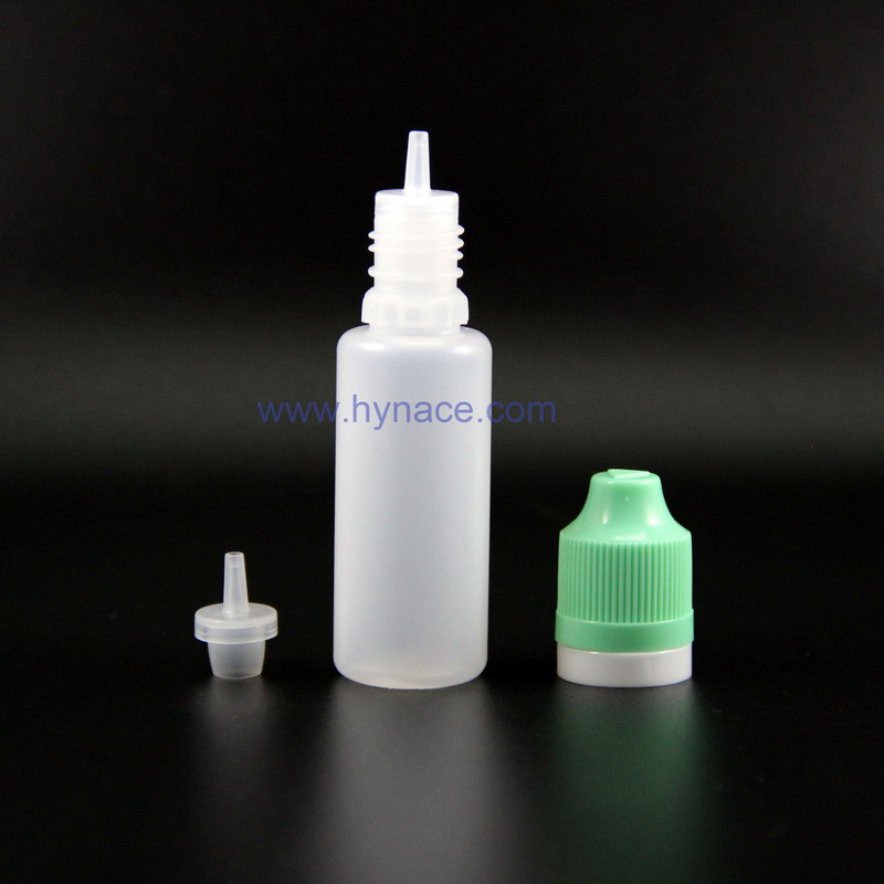 

100 Pieces 18 ML High Quality LDPE Plastic Dropper Bottles With Double Proof & Anti-Thief and Child Safe Caps Nipples