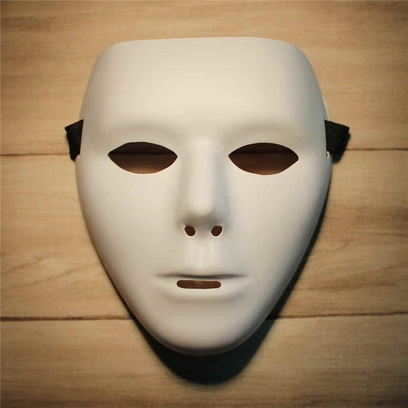 

Blank Mask Jabbawockeez Hip Hop White Masque Venetian Carnival Mardi Gras Masks For Halloween Masquerade Balls Cosplay Costume Festive Party