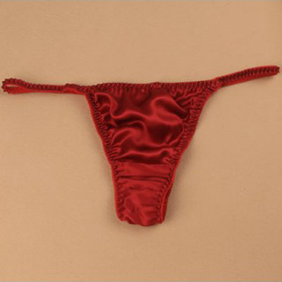 M/L/XL Real Silk Sexy Adjustable Low Waist Seamless G String Women 100% Mulberry Silk T Panties Free Ship-image-407395478