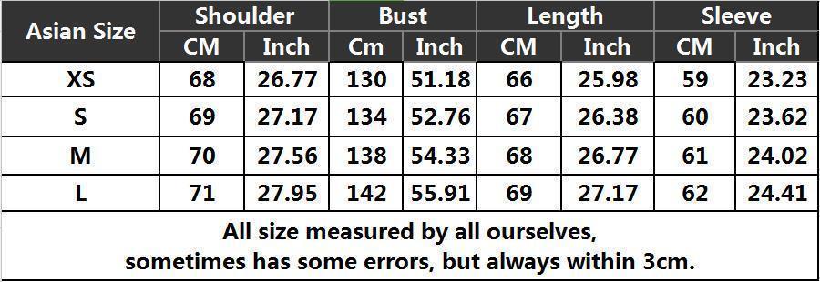 Alpha Industries Jacket Size Chart