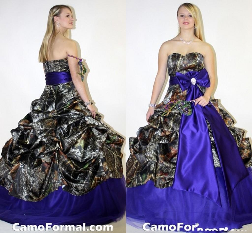 

Royal Blue and Camo Wedding Dresses 2016 A Line Sweetheart Draped Floor length Bow Vintage Bridal Gowns Robe De Mariee 2015, Ivory