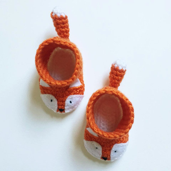 animal baby booties