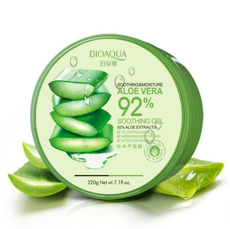 

BIOAQUA Natural Aloe Vera Smooth Anti Bacteria Soothe Gel Acne Treatment Face Cream Moisturizing Oil Control Skin Care