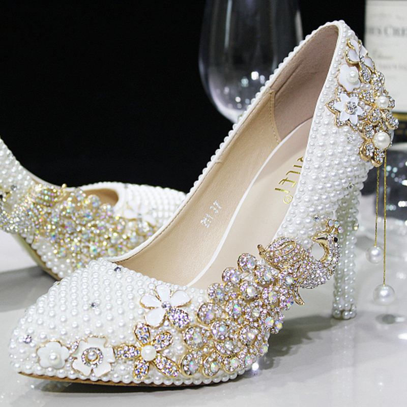 glass slipper prom shoes