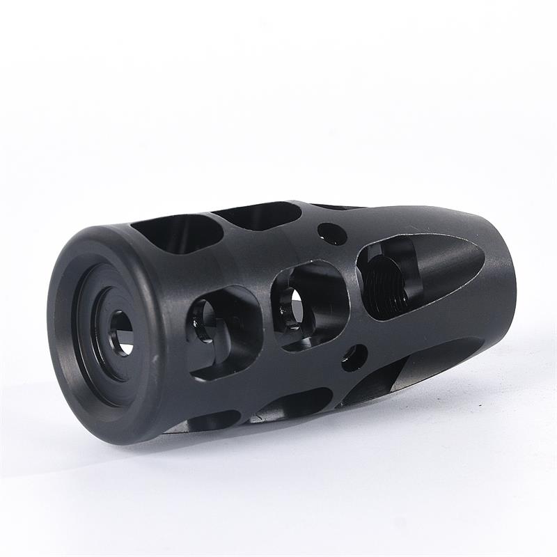 

Free shipping muzzle device .223 1/2x28tpi Threads Muzzle Brake Superior Recoil Management witn jam nut, Black
