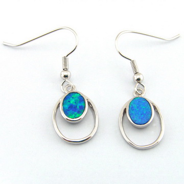 

newest pink opal earring Mexican fire Opal earrings 925 stamped ES651K-1