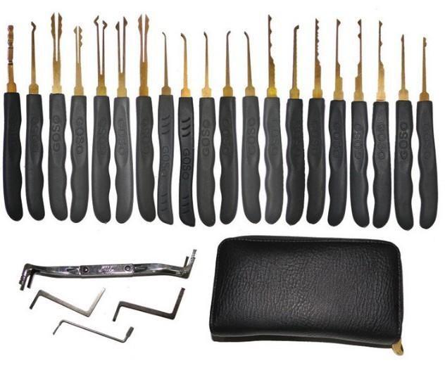 

Hot Locksmith tool Goso 20 pcs Lock Pick Tools, House Lock Pick Tool Freeshipping