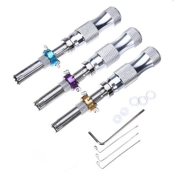 

HUK 3pcs/set 7 Pin Advanced Tubular Lock Pick 7.0mm,7.5mm,7.8mm Lengthened Open LOCKSMITH TOOLS