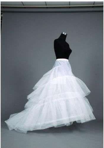 

A-line Wedding Dress Petticoats Adjustable Sizes Crinoline Bridal Accessories Underskirt for Wedding Prom Quinceanera Dresses, Ivory