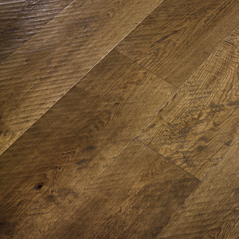 Antique oak wood flooring Large living room floor Crack floor European style wooden floor Simple wooden floor Old Ship Wood Flooring-image-254279932