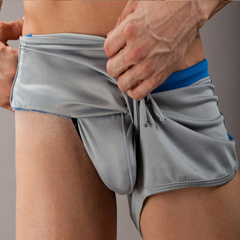 

Wholesale-HOT Selling ! Mens Running Shorts sweat absorbent breathable dry Fitness shorts, Brown