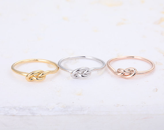 

Fashion silver plated knot ring, personality knot ring Lovely personality love ring for women can mix color ring