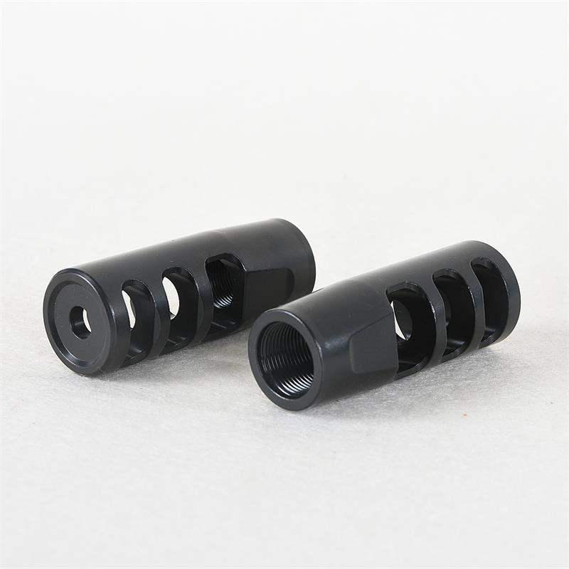 

Muzzle device Tactical .223/5.56 1/2x28RH Thread Steel Recoil Reducer Compensator Muzzle Brake with Crush Washer and jam nut, Black