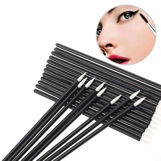 

100pcs Eyeliner Brush one-off disposable Eye Liner Pen Makeup Brush Tool