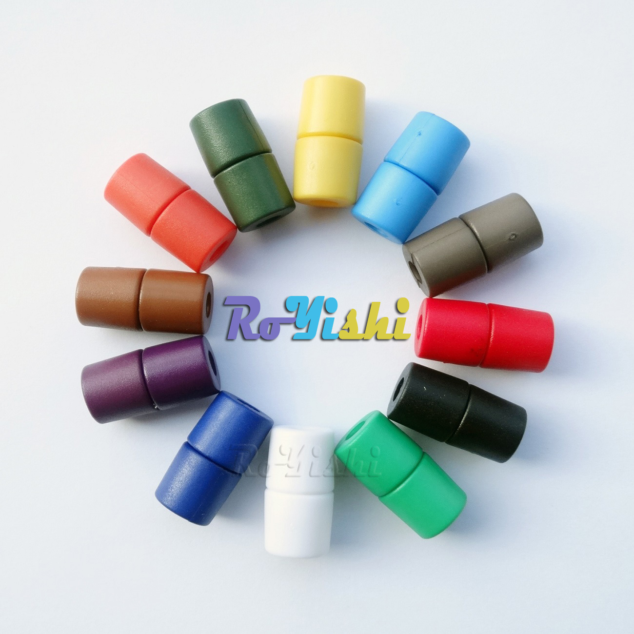 

100pcs/lot Mixed Colorful Lanyard Safety Breakaway Pop Barrel Connectors For Paracord & Ribbon Lanyards, Black