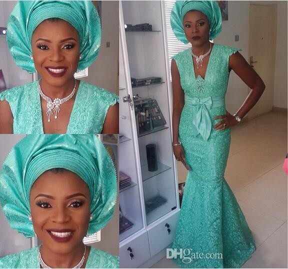 

Latest aso ebi Styles Arabic Evening Gowns Nigeria Lace Mermaid Prom Party Bridesmaid Dresses Cap Sleeve Plus Size Clothing, White